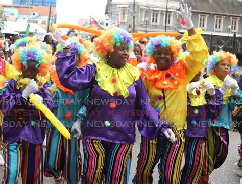 Clowns, pierrots star in PoS traditional Carnival characters parade - Trinidad and Tobago Newsday