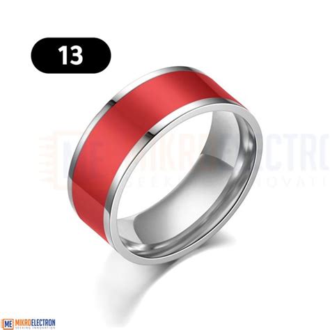 NFC Smart Ring Red 13 - Mikroelectron MikroElectron is an online ...