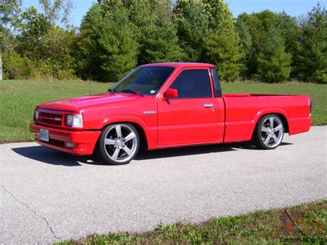 1988 Mazda B2200 Standard Cab Minitruck Lowrider Bagged Bodydropped IRS ...