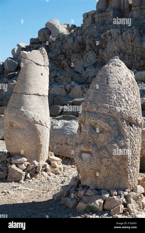 Archeological site. Mount Nemrut National Park. Eastern Anatolia. Turkey Stock Photo - Alamy