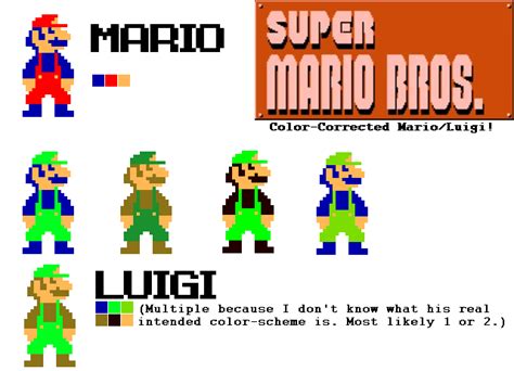 Old Mama Luigi Sprites