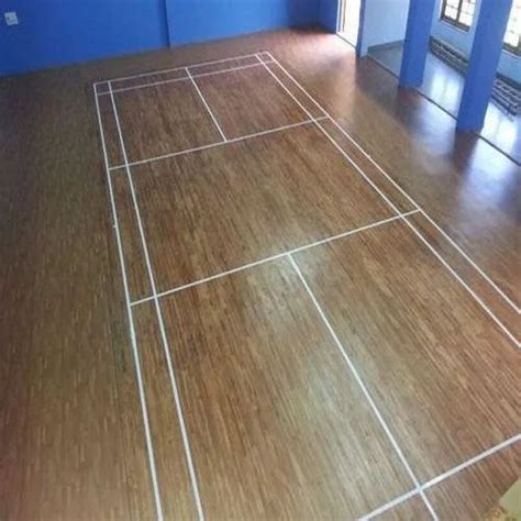 Indoor Wooden Flooring Badminton Court Flooring in Jalandhar