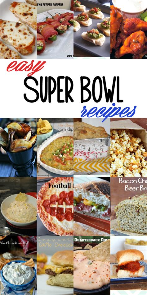 Easy Super Bowl Recipe Ideas - mom makes dinner