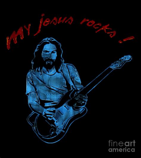 Jesus rock Digital Art by Dorothy Lim | Fine Art America