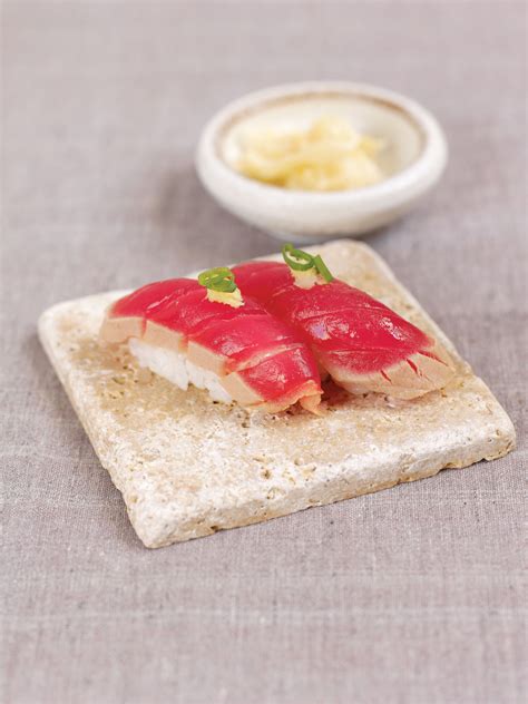 Marinated Tuna Nigiri · Extract from 500 Sushi Dishes by Caroline ...