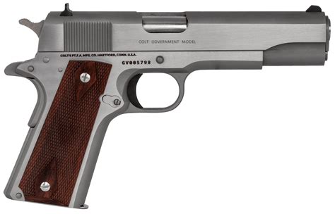 Colt Mfg O1911CSS 1911 Government 45 ACP 7+1 5″ Stainless National ...