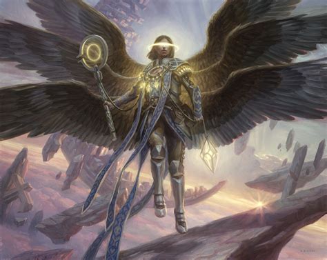 Angel of Destiny MtG Art from Zendikar Rising Set by Ryan Pancoast ...