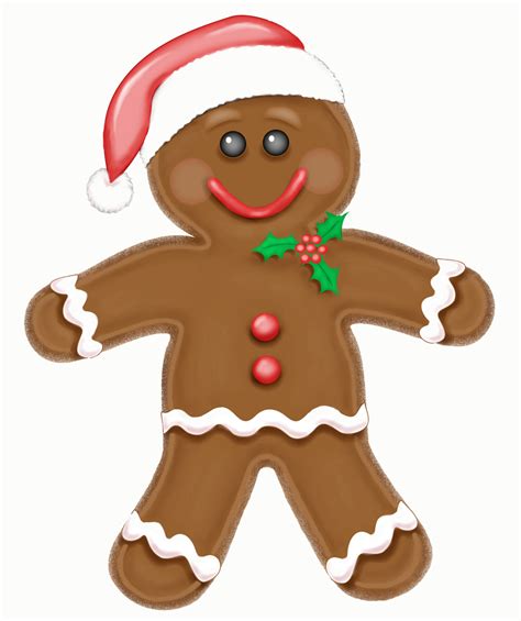 11 gingerbread man clip art. | Clipart Panda - Free Clipart Images