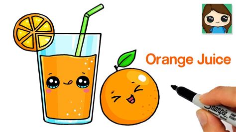 How To Draw Orange Juice