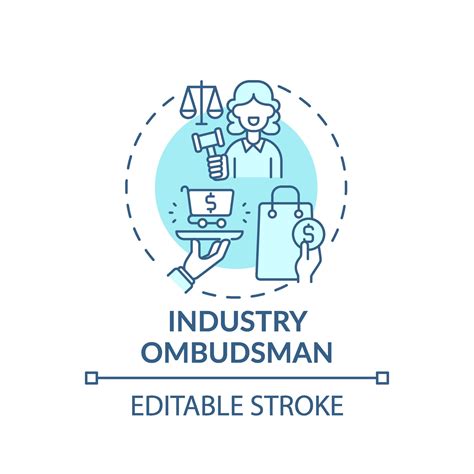 Industry ombudsman concept icon 2254657 Vector Art at Vecteezy