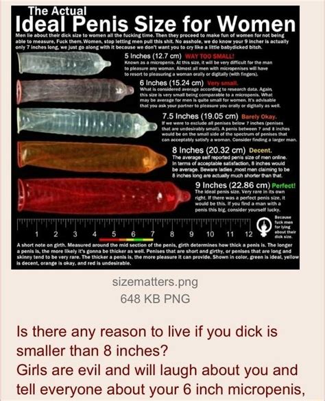 The Actual Ideal Penis Size for Women ¡to fuciáng me Pita "now your 9 incher ls actually Sere ...