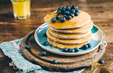 Pancake Day with a Twist: American-style Pancakes with Blueberries