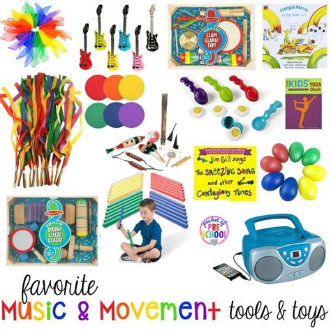 My favorite Music and Movement Tools and Toys for Preschool and ...