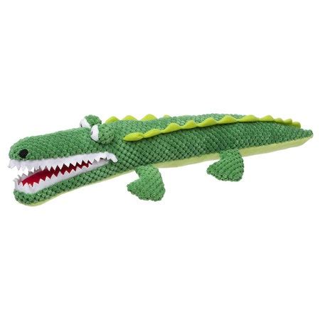 Animates Nubby Green Alligator Dog Toy 50cm | Petbarn
