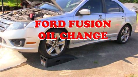 Ford Fusion Oil Change - YouTube