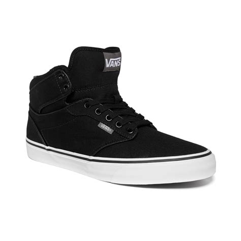 Vans Atwood Hi Sneakers in Black for Men | Lyst