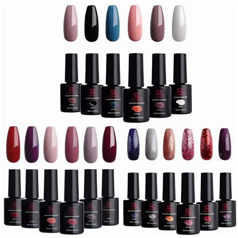 Makartt Soak Off Gel Nail Polish Set 10 ML 6 Bottles Fashion Colors in ...