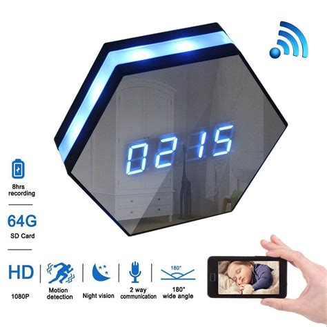 Best Smart Wall Clocks with a Hidden Spy Camera | Spy camera, Hidden spy camera, Home security ...