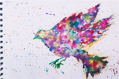 Rainbow Bird by Asagao04 on DeviantArt