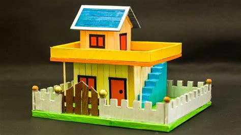 Popsicle Sticks Crafts House