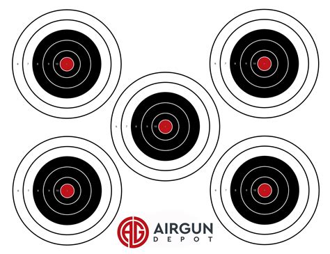 Printable Targets | Airgun Depot Paper Targets, Rifle Targets, Survival Gadgets, Shooting ...