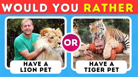 Would You Rather? ANIMAL Edition!😺🐶 - YouTube