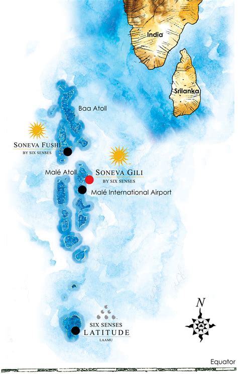 Maldives Islands Map • mappery