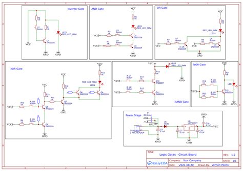 Logic gates - Board - OSHWLab