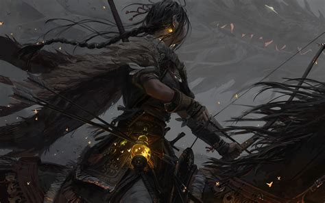 Guweiz, Fantasy Art, Original Characters, Artwork, Drawing 8K Wallpaper Background