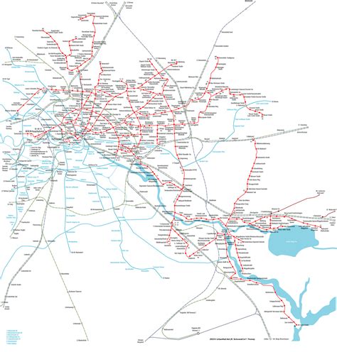 Berlin Tram Network Map