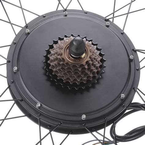 48V 1000W 26" Front Rear Wheel Electric Bicycle Motor E-Bike Conversion ...