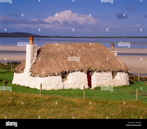 Croft House at Malacleit, North Uist, Western Isles, Scotland, UK Stock Photo - Alamy