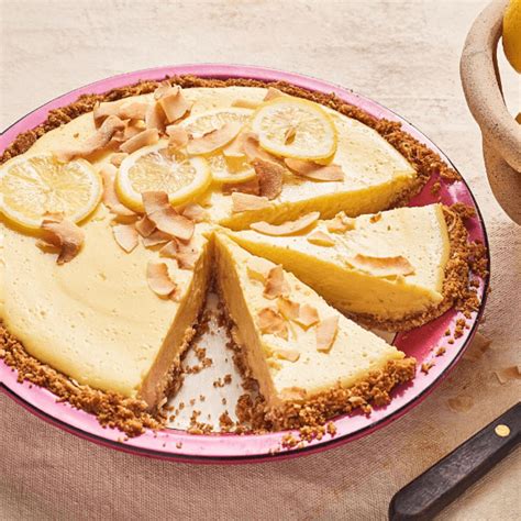 Lemon Icebox Pie with Coconut-Graham Cracker Crust - Easy Recipes