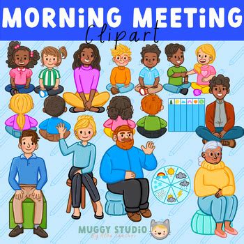 Morning Meeting Clipart by Muggy Studio | TPT