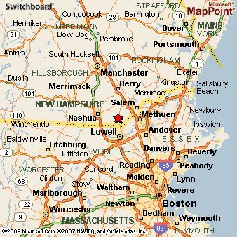 Pelham, New Hampshire Area Map & More