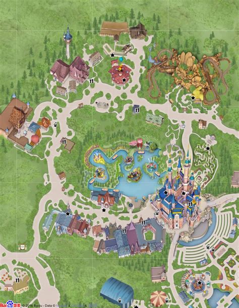 Disneyland Fantasyland Map