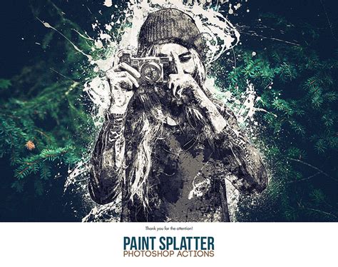 Paint Splatter - Photoshop Actions, Add-ons | GraphicRiver