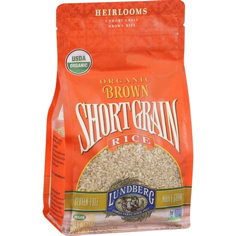 Lundberg Family Farms Short Grain Brown Rice, 32 oz (Pack of 6 ...