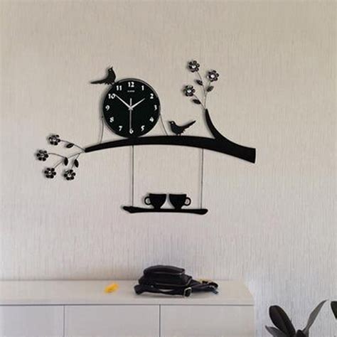 Buy Wall Clocks Unique Contemporary Personalised Tree-Shaped Wooden ...