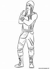 Descendants Jay Coloring Pages sketch template