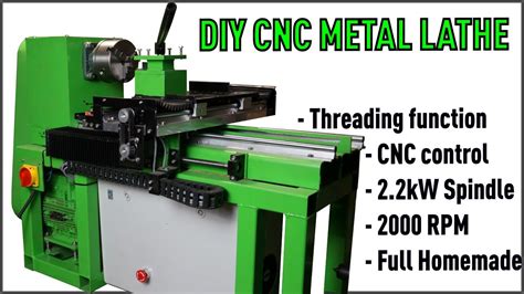 How To Make a DIY CNC Metal Lathe with Threading Ability - Tazacnc