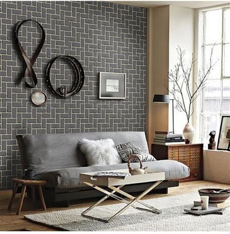 3D Self adhesive Wallpaper Simulation Brick Stone Vinyl Wall Sticker ...