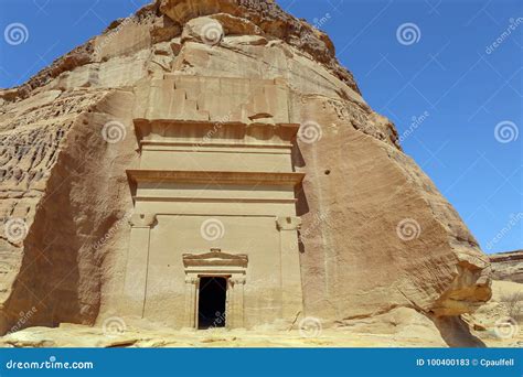 Mada`in Saleh stock image. Image of sand, saleh, formation - 100400183