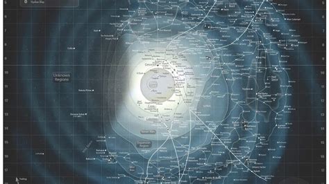 A planetary map of the entire Star Wars universe