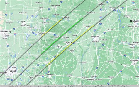 Eclipse Path 2024 Map - Cara Benedetta