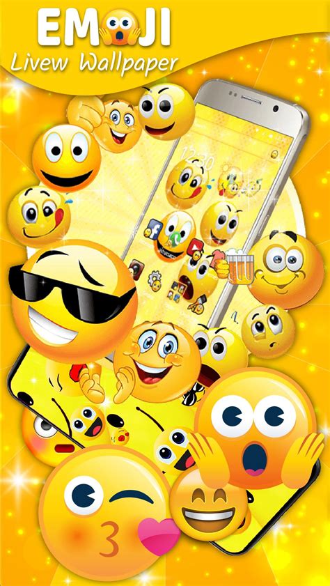 Emoji Live Wallpaper, Emoji glitter APK per Android Download