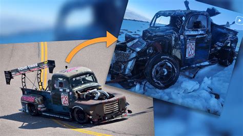 Pikes Peak Diesel Record-Breaking Ford Pickup Destroyed After Sailing Over Cliff (UPDATE: Now ...