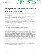 Integration Services for Cortex XSOAR - Medium - Palo Alto Networks