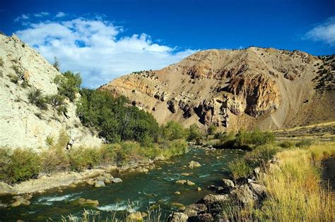 utah's sevier river, river, mountain, landscape, water, mountains, outdoors, scenic, stream ...