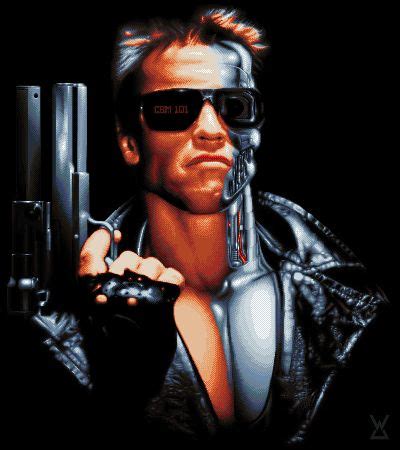 Terminator Pixel Art, Wayne Dalton 🎮 in 2023 | Terminator 1984 ...